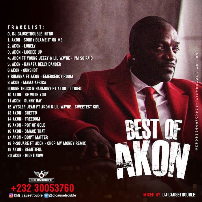 DJ Causetrouble – Best Of Akon DJ Mix